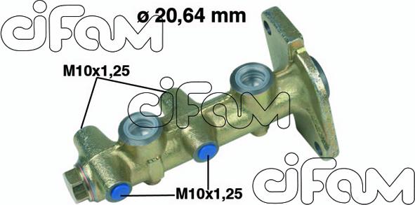 Cifam 202-090 - Brake Master Cylinder www.parts5.com