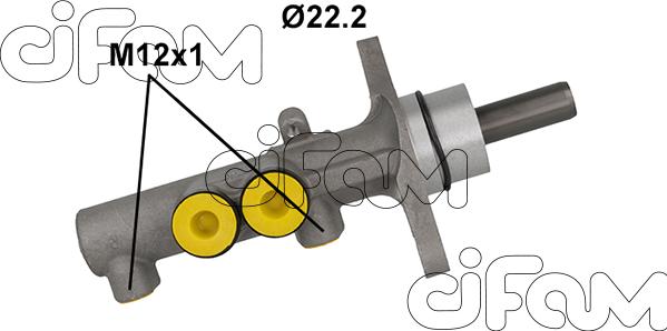 Cifam 202-1186 - Brake Master Cylinder www.parts5.com