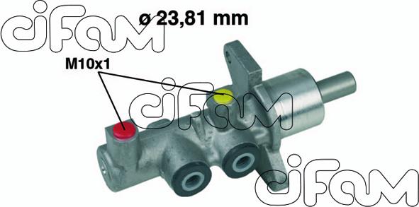 Cifam 202-379 - Brake Master Cylinder www.parts5.com