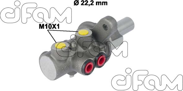 Cifam 202-730 - Brake Master Cylinder www.parts5.com