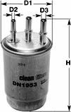 Clean Filters DN1953 - Fuel filter www.parts5.com