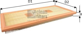 Clean Filters MA3481 - Air Filter www.parts5.com