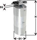 Clean Filters MG3613 - Fuel filter www.parts5.com