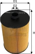 Clean Filters ML4591 - Oil Filter www.parts5.com