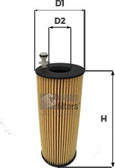 Clean Filters ML4552 - Oil Filter www.parts5.com