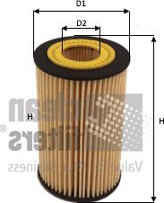 Clean Filters ML4578 - Oil Filter www.parts5.com