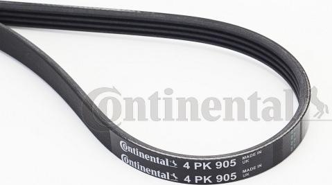 Continental CTAM 4PK905 - V-Ribbed Belt www.parts5.com