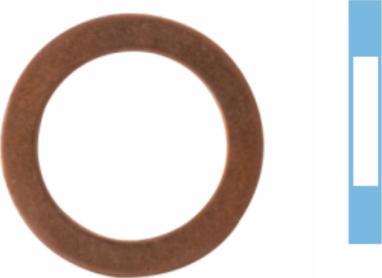 Corteco 005569S - Seal Ring, oil drain plug www.parts5.com