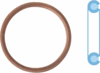 Corteco 005506H - Уплотнительное кольцо, резьбовая пробка маслосливного отверстия www.parts5.com