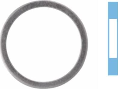 Corteco 005501H - Уплотнительное кольцо, резьбовая пробка маслосливного отверстия www.parts5.com