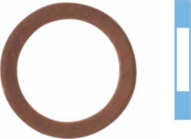 Corteco 005502H - Seal Ring, oil drain plug www.parts5.com