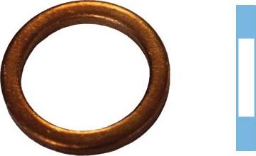 Corteco 005783H - Уплотнительное кольцо, резьбовая пробка маслосливного отверстия www.parts5.com