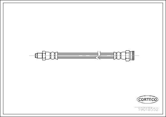 Corteco 19018552 - Tubo flexible de frenos www.parts5.com