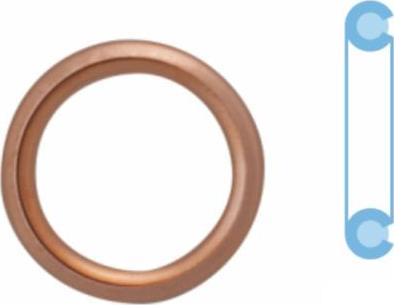 Corteco 407711S - Seal Ring, oil drain plug www.parts5.com