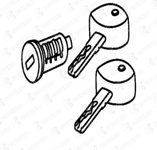 Covind 540/198 - Lock Cylinder www.parts5.com