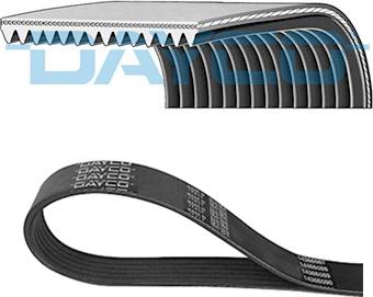 Dayco 14PK1286HD - V-Ribbed Belt www.parts5.com