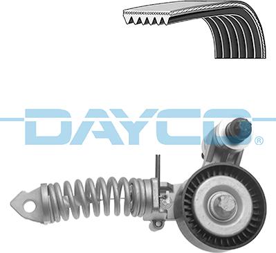 Dayco KPV371 - V-Ribbed Belt Set www.parts5.com