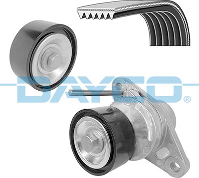 Dayco KPV207 - V-Ribbed Belt Set www.parts5.com