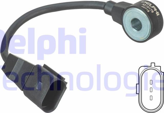 Delphi AS10179 - Knock Sensor www.parts5.com