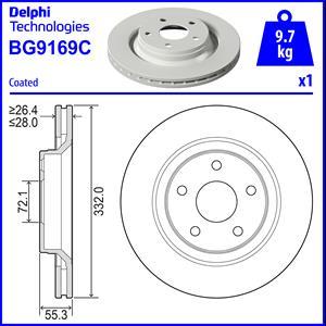 Delphi BG9169C - Brake Disc www.parts5.com