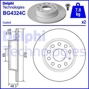 Delphi BG4324C - Brake Disc www.parts5.com
