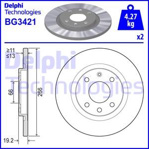 Delphi BG3421 - Brake Disc www.parts5.com