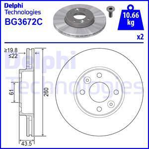 Delphi BG3762 - Brake Disc www.parts5.com