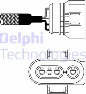 Delphi ES10980-12B1 - Lambda Sensor www.parts5.com