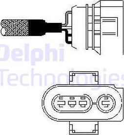 Delphi ES10403-12B1 - Lambda Sensor www.parts5.com