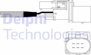 Delphi ES11026-12B1 - Lambda Sensor www.parts5.com