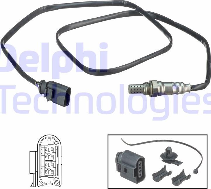 Delphi ES2052412B1 - Lambda Sensor www.parts5.com