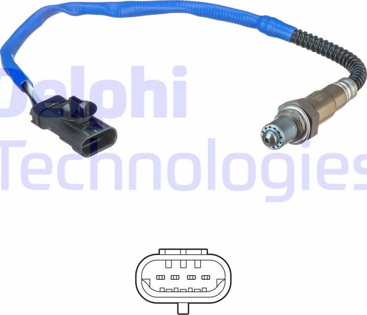 Delphi ES20656-12B1 - Lambda Sensor www.parts5.com
