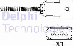 Delphi ES20303-12B1 - Lambda Sensor www.parts5.com