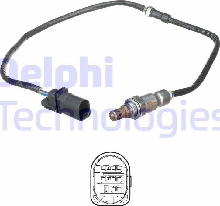 Delphi ES21091-12B1 - Lambda Sensor www.parts5.com