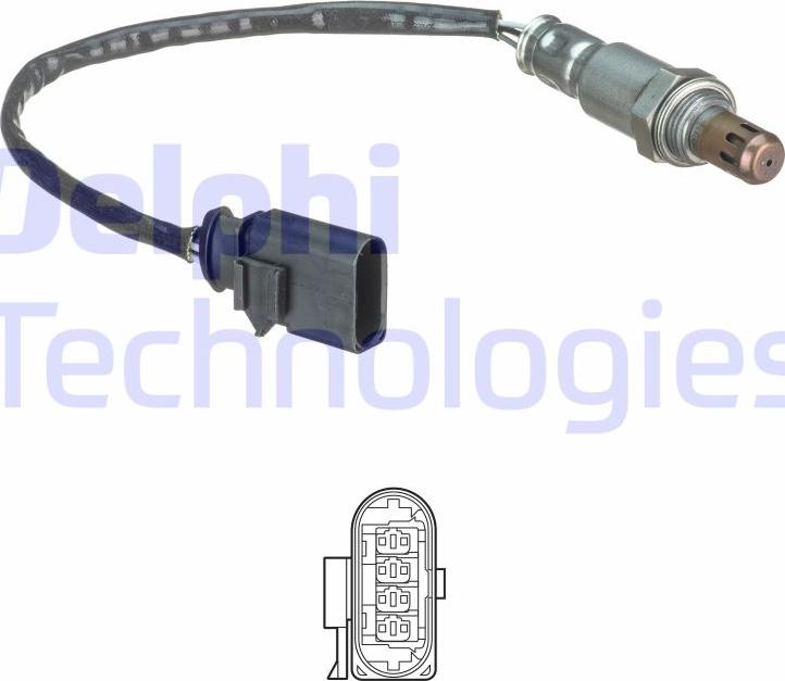 Delphi ES21097-12B1 - Lambda Sensor www.parts5.com