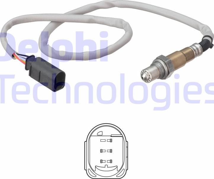 Delphi ES21295-12B1 - Lambda Sensor www.parts5.com