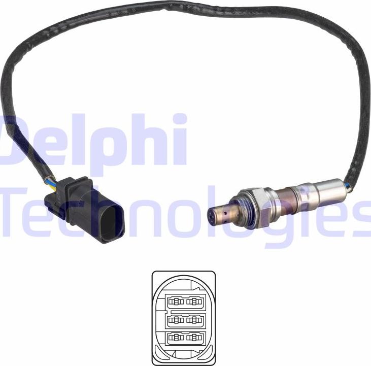 Delphi ES21291-12B1 - Lambda Sensor www.parts5.com