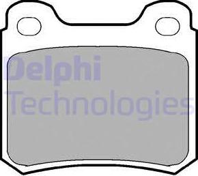 Delphi LP915 - Brake Pad Set, disc brake www.parts5.com