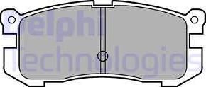 Delphi LP624 - Brake Pad Set, disc brake www.parts5.com
