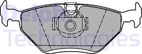 Delphi LP1423 - Brake Pad Set, disc brake www.parts5.com