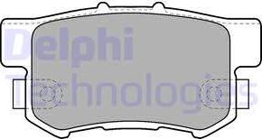 Delphi LP1507 - Brake Pad Set, disc brake www.parts5.com