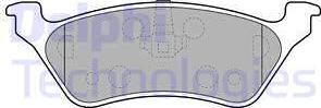 Delphi LP1694 - Brake Pad Set, disc brake www.parts5.com