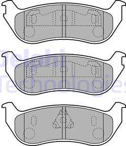 Delphi LP1859 - Brake Pad Set, disc brake www.parts5.com