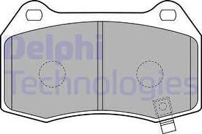 Delphi LP1838 - Brake Pad Set, disc brake www.parts5.com