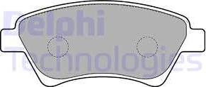 Delphi LP1730 - Brake Pad Set, disc brake www.parts5.com