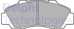 Delphi LP872 - Brake Pad Set, disc brake www.parts5.com
