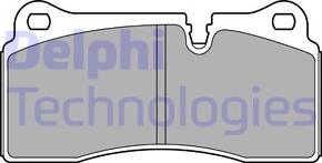 Delphi LP3595 - Brake Pad Set, disc brake www.parts5.com