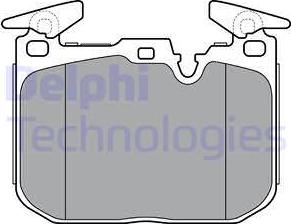 Delphi LP3383 - Brake Pad Set, disc brake www.parts5.com