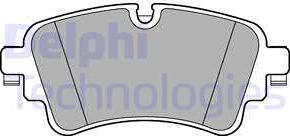 Delphi LP3240 - Kit de plaquettes de frein, frein à disque www.parts5.com