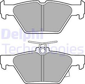 Delphi LP3268 - Brake Pad Set, disc brake www.parts5.com